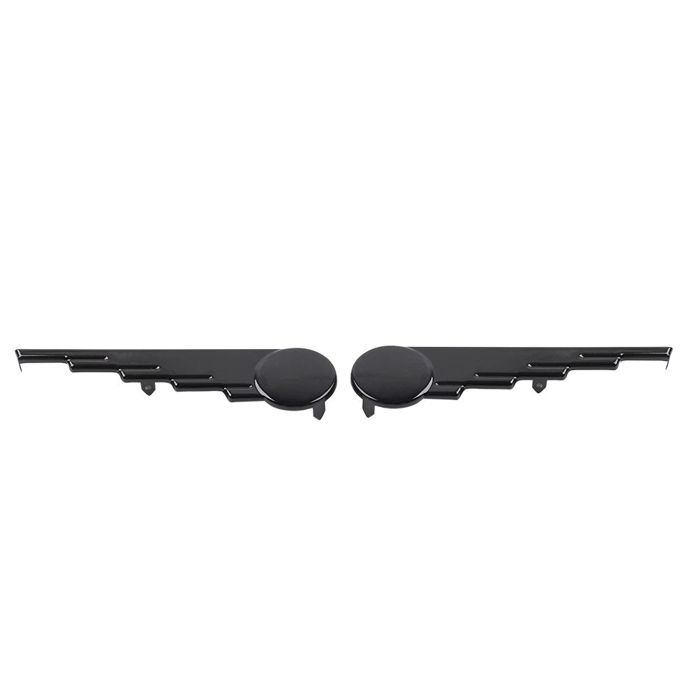 Black Saddlebag Trim Speed Ball Wing for Harley Touring (2014–2023)