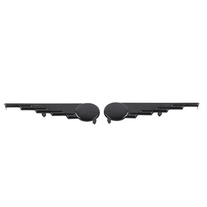 Black Saddlebag Trim Speed Ball Wing for Harley Touring (2014–2023)