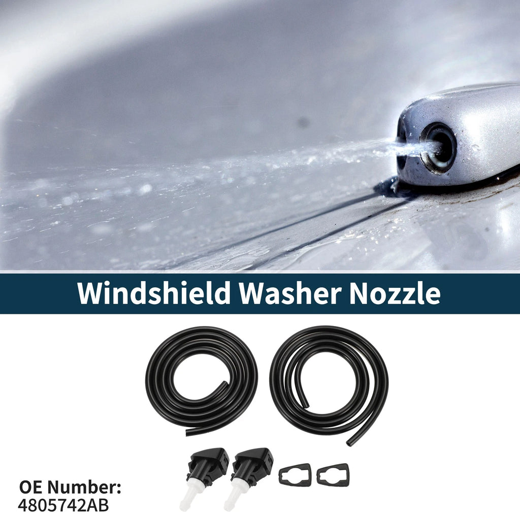 Windshield Washer Nozzle With Hose Replacement for Dodge Grand Caravan (2008–2020)