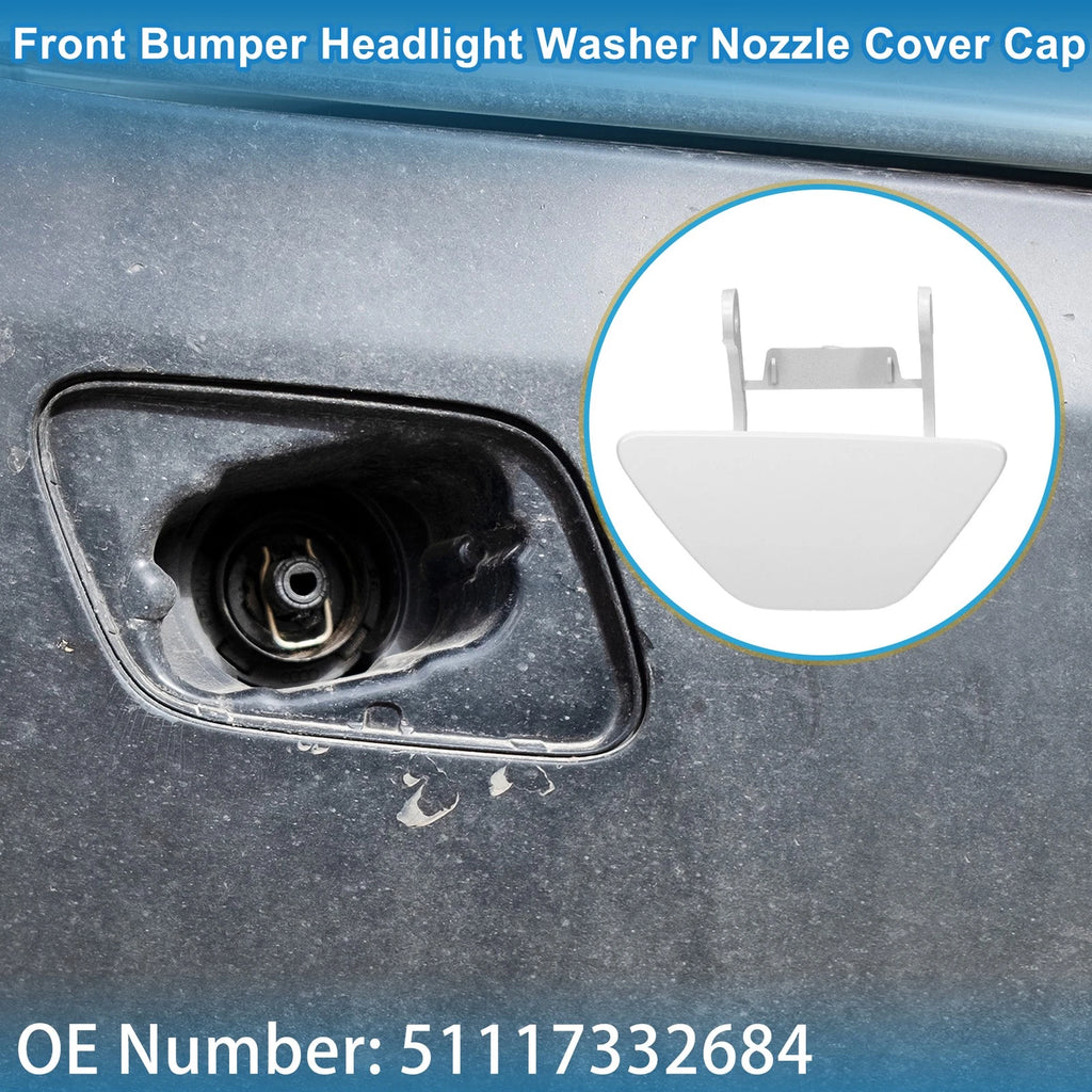 Washer Nozzle Cover Cap Front Right Replacement for BMW 528i (2014–2016)