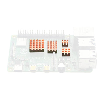 4Pcs Cooler Heat Sink Kit for Raspberry Pi 4 Model B (2019–Present)