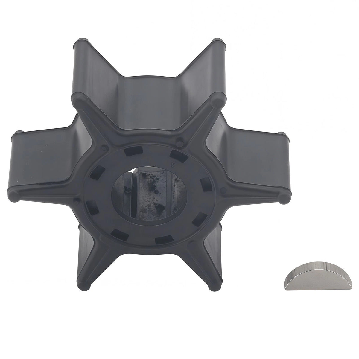 For Yamaha Water Pump Impeller with key 6L2-44352-00 20 25 HP 2 Stroke 2PACK