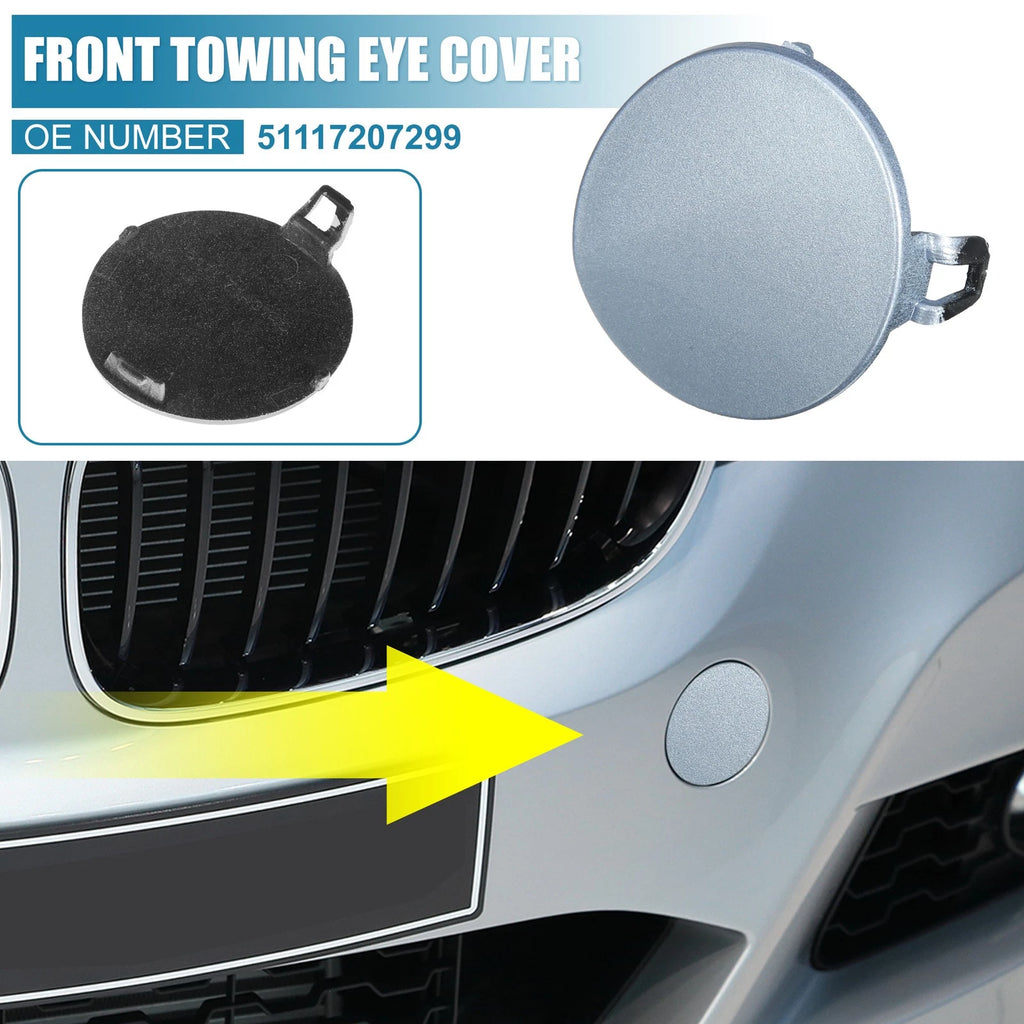 Front Bumper Tow Hook Cover 51117207299 for BMW 3 Series E90 E91 (2009–2012) Blue