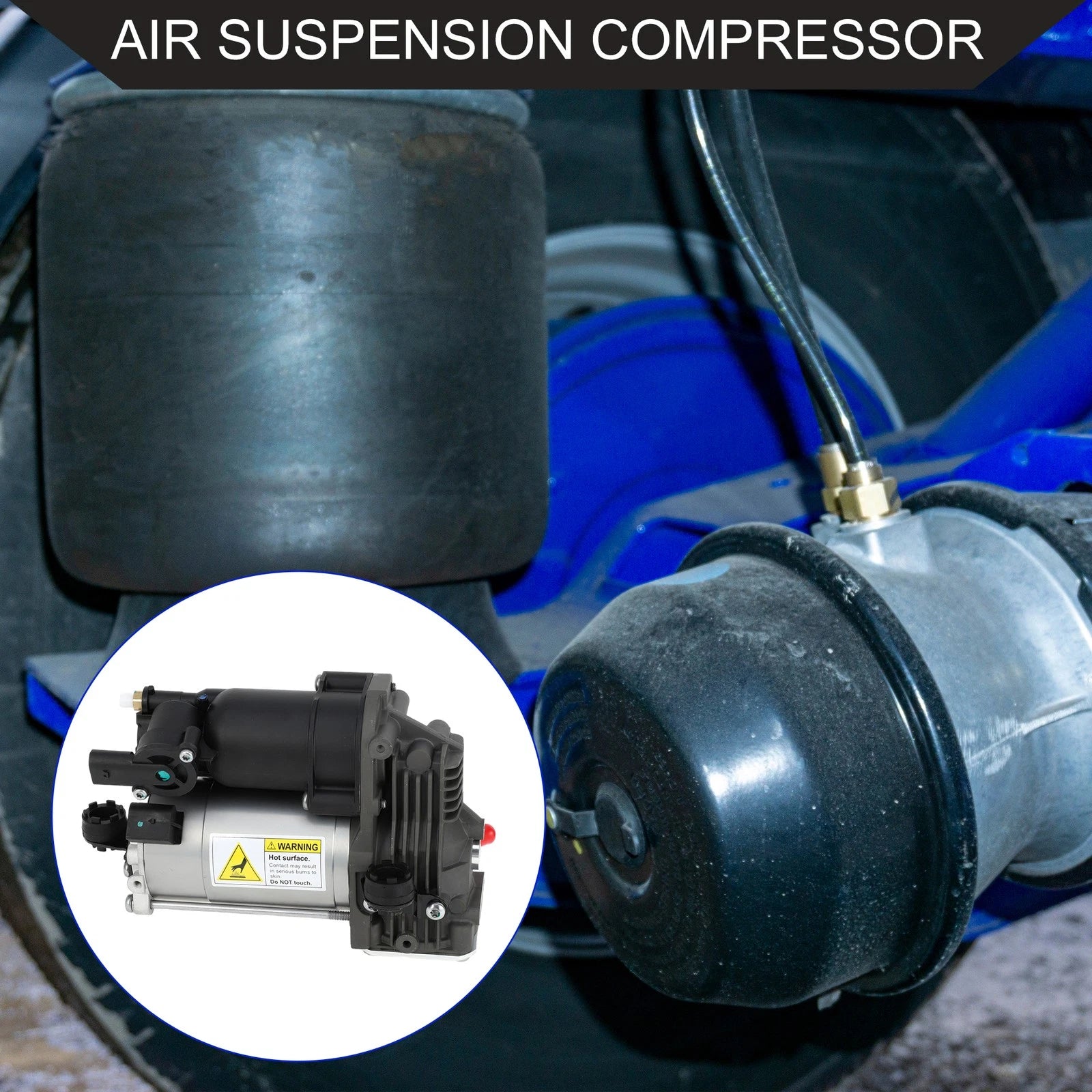 Air Suspension Compressor Replacement for Mercedes-Benz S320 CDI (2005–2013)