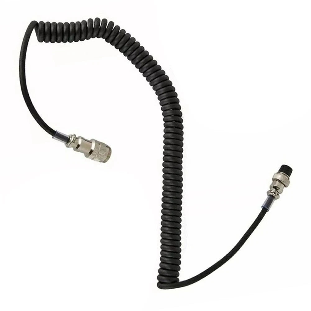Microphone Extension Cable for Kenwood Yaesu (Flexible, Bend Resistant)