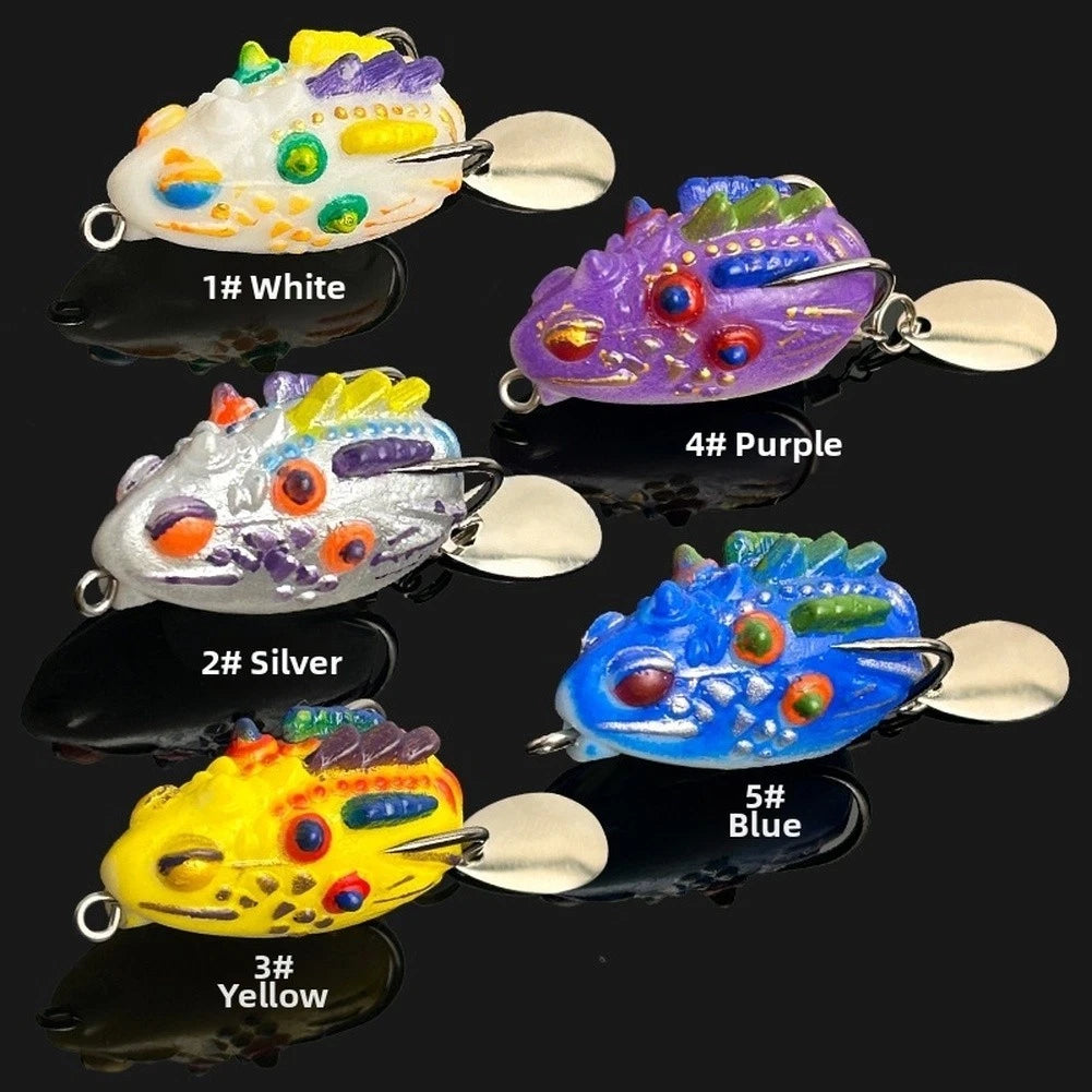 Swimbait Frog Lure for Universal Use (3D Eyes, Compact, Lightweight)