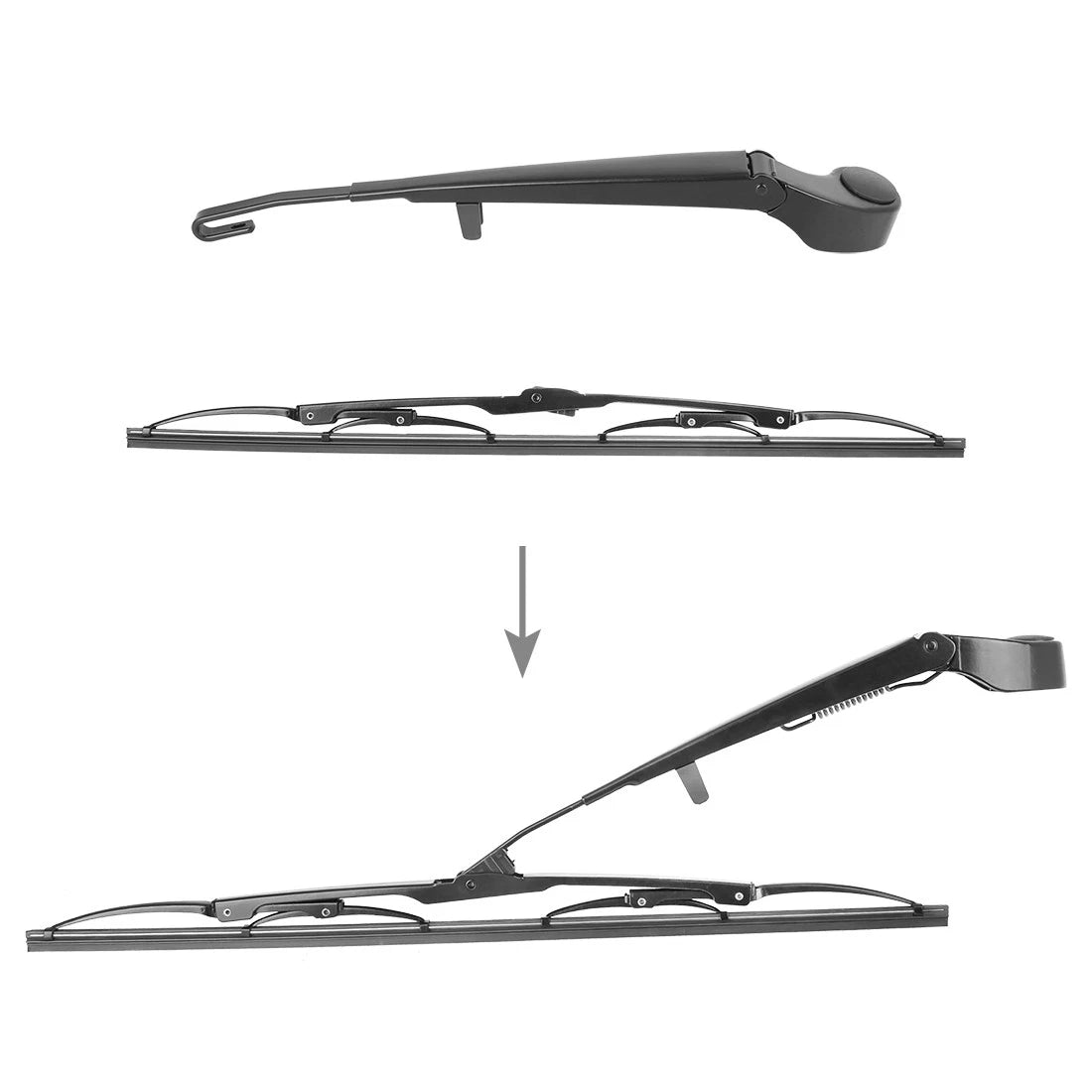 Rear Windshield Wiper Blade Arm Set for BMW X5 (1999–2006 E53)