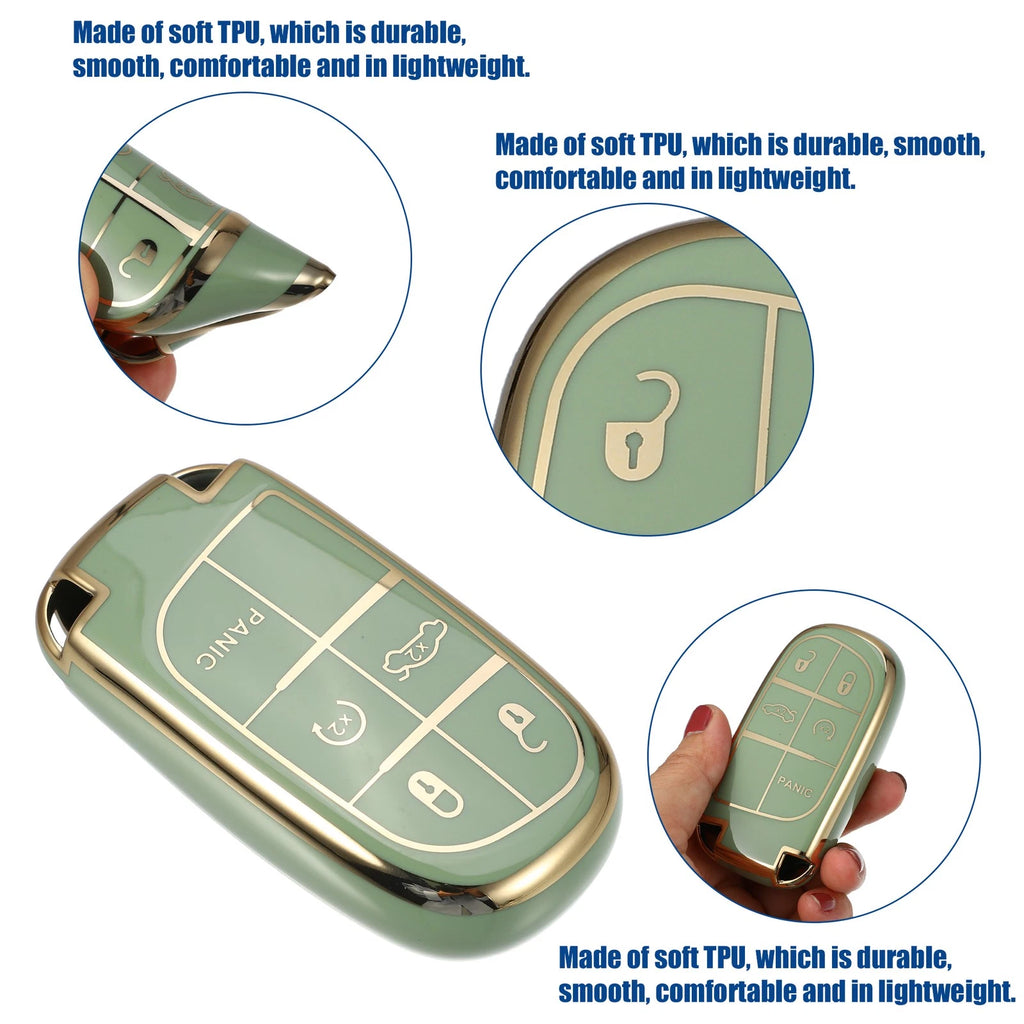 5 Button Keyless Entry Remote Cover for Dodge Charger Challenger Dart (2010–2018)
