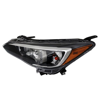 Headlight for Subaru Impreza/Crosstrek (2017–2018) Driver Left Halogen Chrome