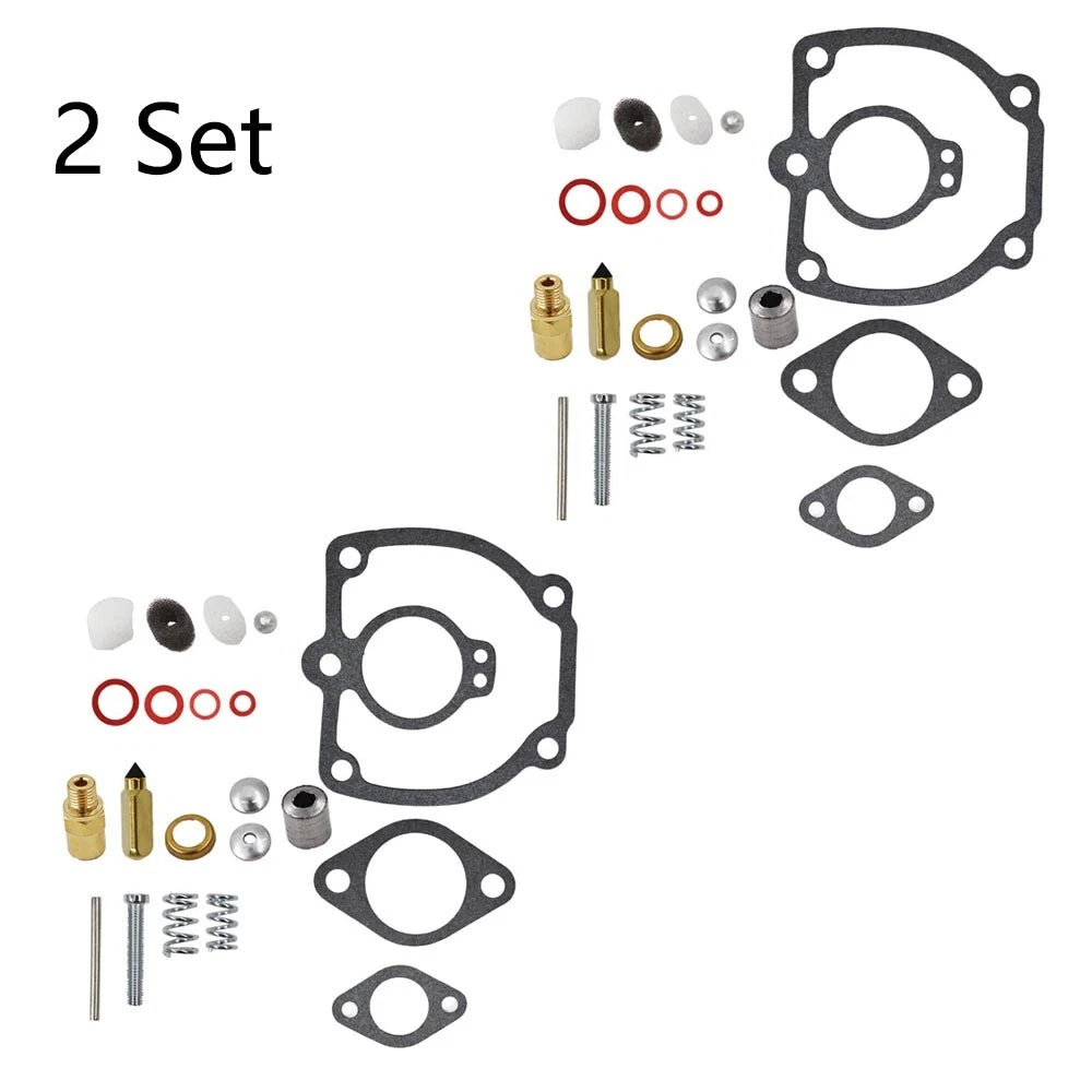 Set of 2 Carburetor Gasket Kit for International IH Farmall Super H M W4 O4 W6 O6