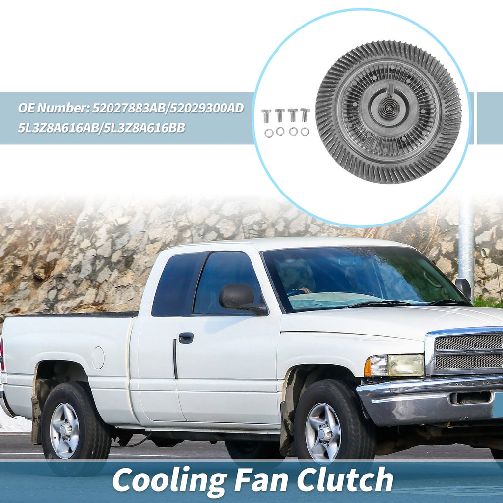 Engine Cooling Fan Clutch Replacement for Dodge Ram 1500 3.9L V6 (1994–2001)