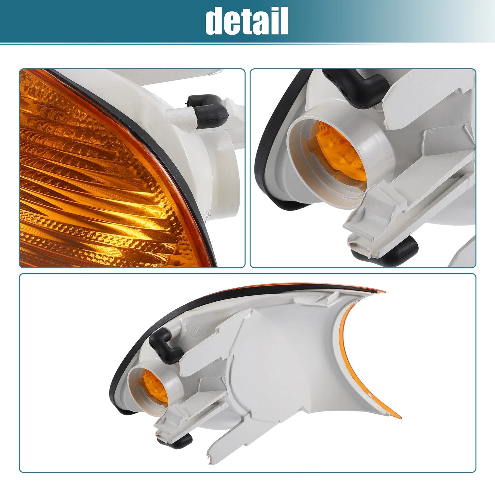 Pair Amber Turn Signal Light for BMW E46 3 Series (2000–2001)