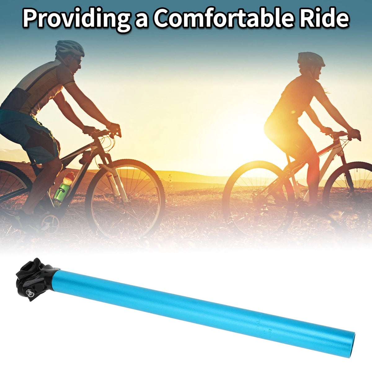 Seat Post 31.6x450mm Adjustable Angle for Bike Touring Mountain (MTB)