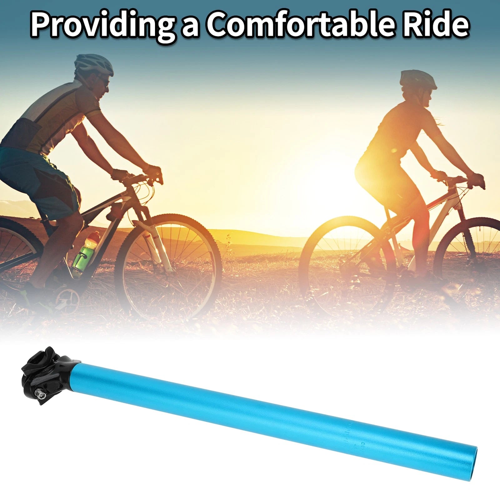 Seat Post 31.6x450mm Adjustable Angle for Bike Touring Mountain (MTB)