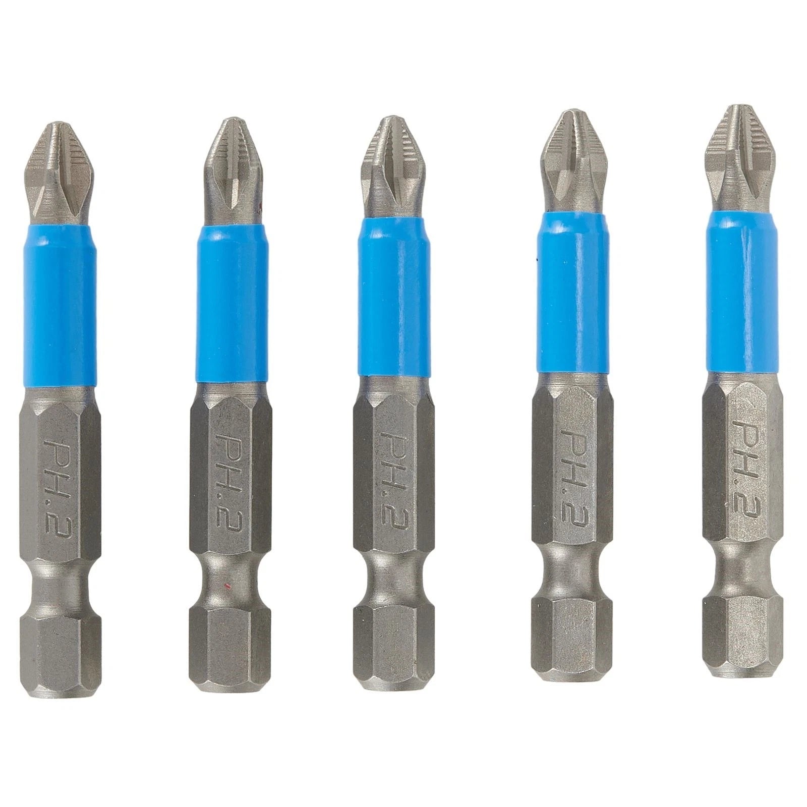 1/4 Inch Screwdriver Bits for Hand Tools (Blue/Silver)