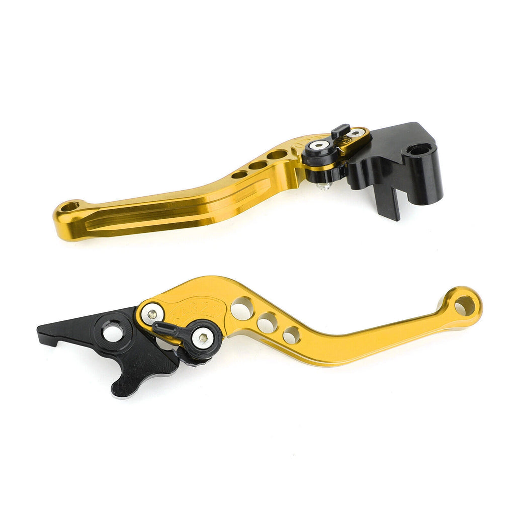 Brake Clutch Levers for Kawasaki Ninja 250 300 (2013–2018) Gold T9