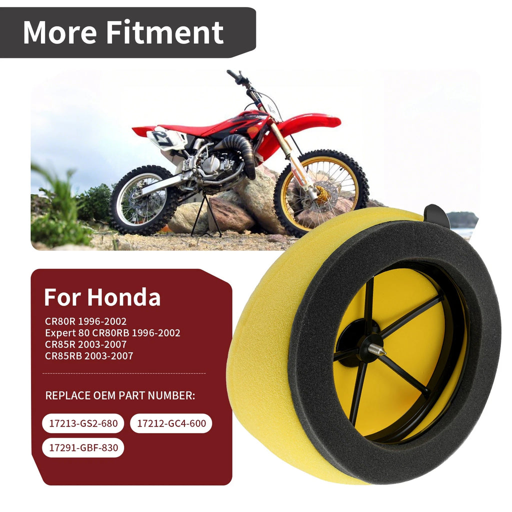 Air Filter Guide Holder w/ Wingnut for Honda CR80R CR80RB CR85R CR85RB (1996–2007)