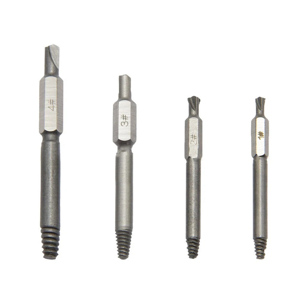 4pcs Screw Extractor Kit for Automotive Repairs