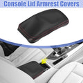 Center Console Armrest Cover Pad Replacement for Audi A4 B9 (2017–2020) Red