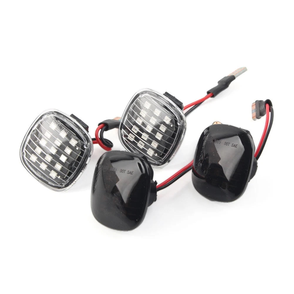 2pc Dynamic LED Side Marker Indicator Light for Audi A3 (2013–2020), SEAT Ibiza (2018–2021), Skoda Octavia (2013–2020)