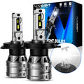 2X 9003 H4 LED Headlight Bulbs Kit for