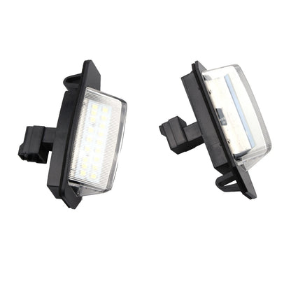 2X LED License Plate Light Lamp 6500K for Mitsubishi Outlander (2006–2012)
