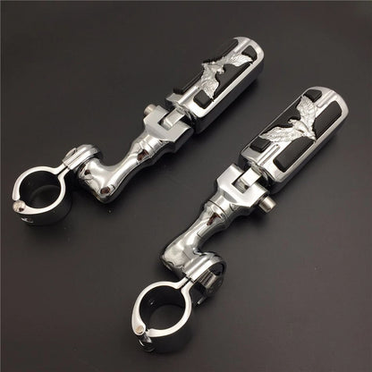 Chrome 1" SA Eagle Foot Peg for Harley Sportster 883 1200 (2004–2023)