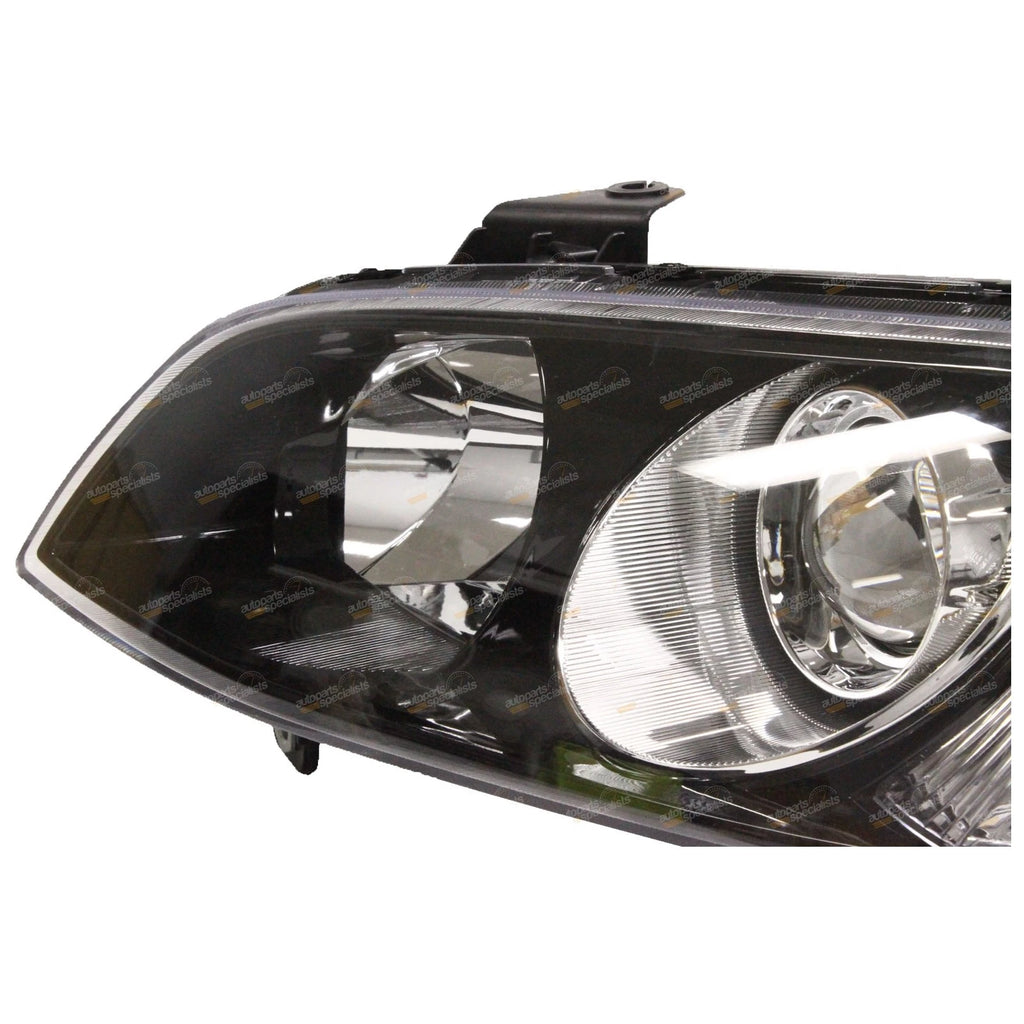LH Black Projector Headlight for Holden Commodore VE Series 2 (2010–2013)
