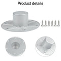 Flush Mount Table Leg Base for RV and Boat (Direct Replacement)