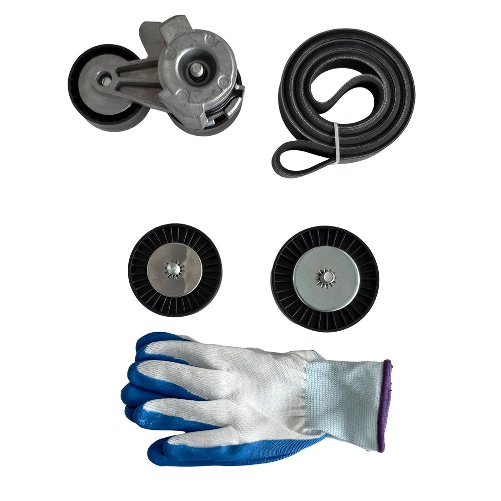 Belt Tensioner Assembly Drive Belt Kit for BMW 135i 335i X1 (2008–2013) 11287563927