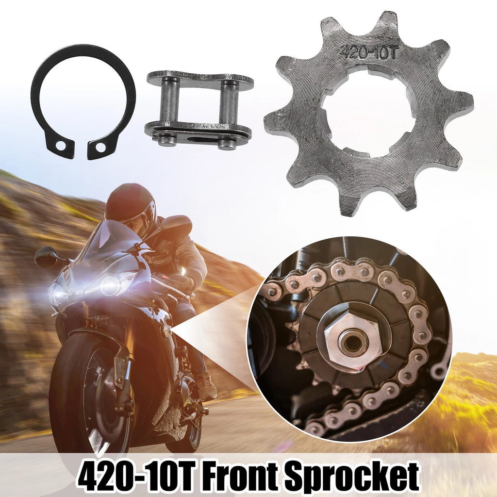 Front Engine Sprocket 20mm 10T Replacement Set for Dirt Bike Mini Bike (2000–2020)