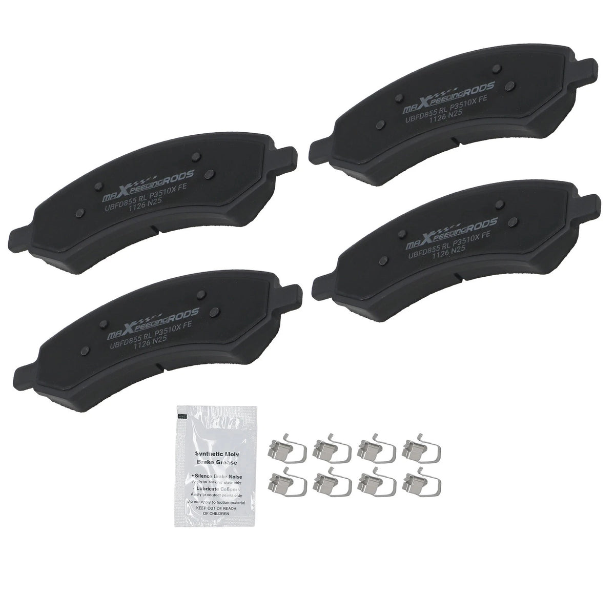 Front Brake Pads Kit for Dodge Dakota/Durango/Ram 1500 (2005–2010)