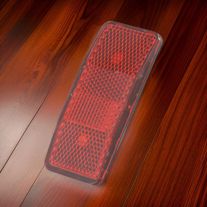 Bike Safety Caution Reflector Disc Rear Pannier Rack Light 2-Hole