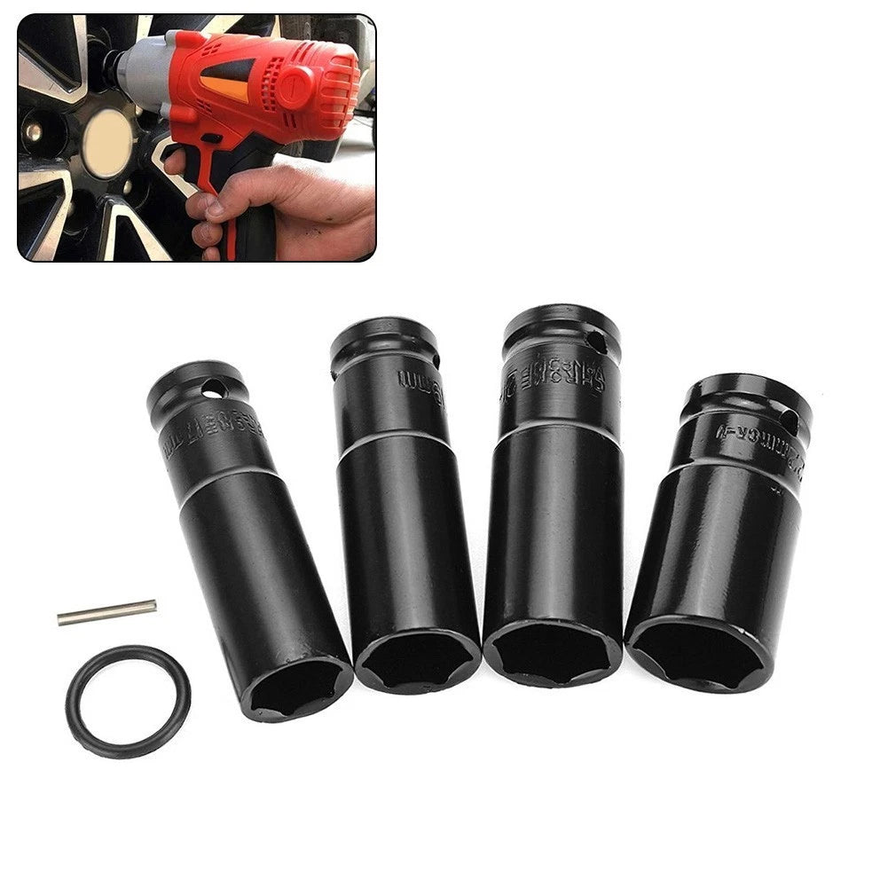 4Pcs Electric Wrench Hex Socket Head Kit for