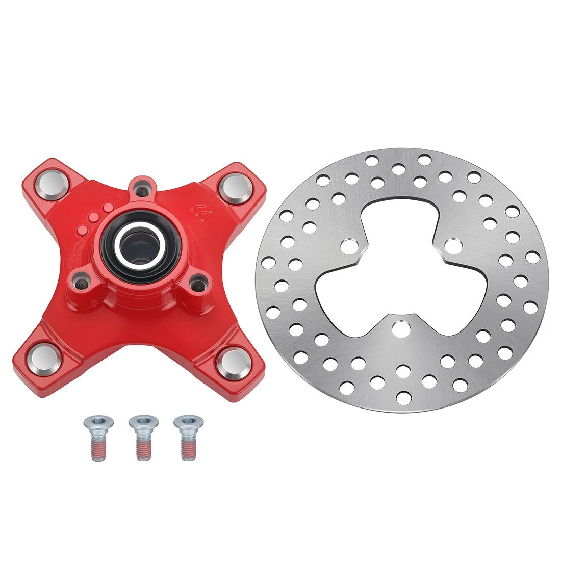 Front Wheel Hubs & Brake Rotor for Honda Sportrax 250 2x4 TRX250EX (2001–2008)