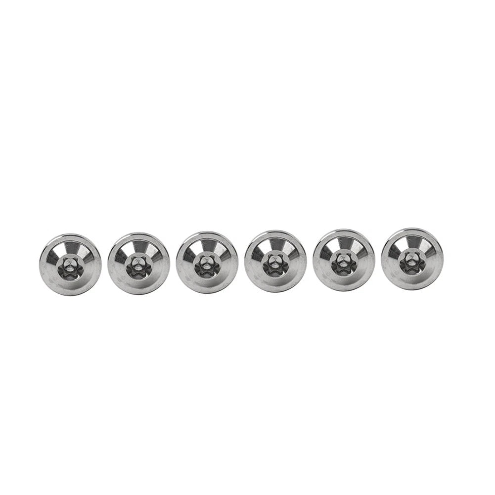 6X M5x20mm Titanium Alloy Torx Head Bolts for Motorcycle
