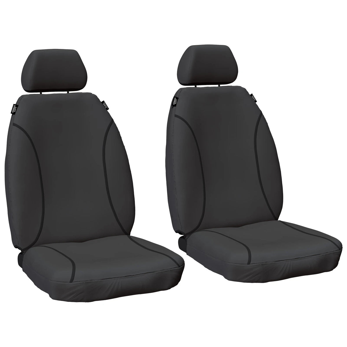 Set of 2 Front & Rear Grey Canvas Seat Covers for Colorado RG LT LX (2012–2013)