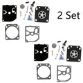 Set of 2 Carburetor Rebuild Kits for Stihl FS450 FS120 FS200 FS250 (Zama RB-40 RB-85)