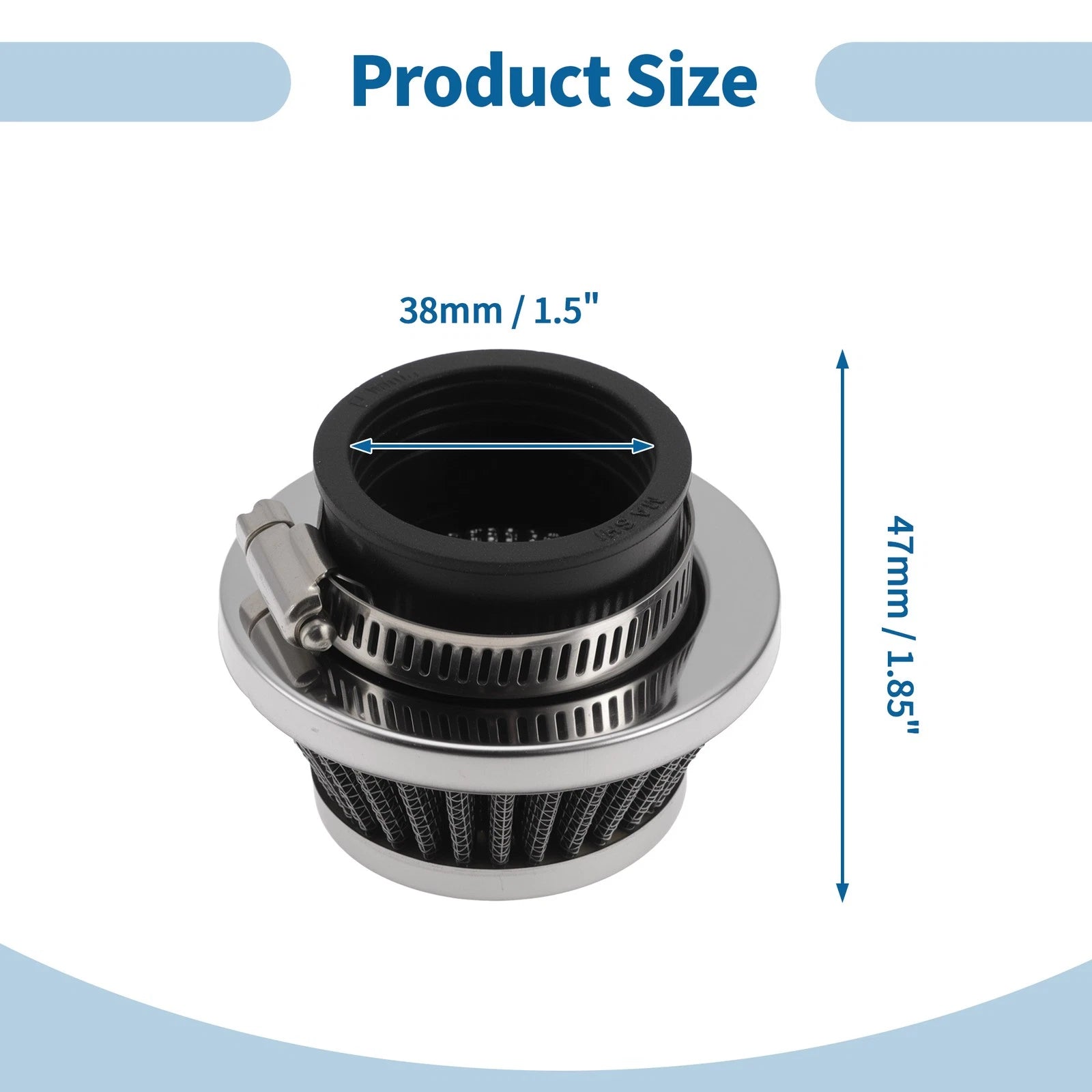 Air Filter for Motorcycle (38mm)