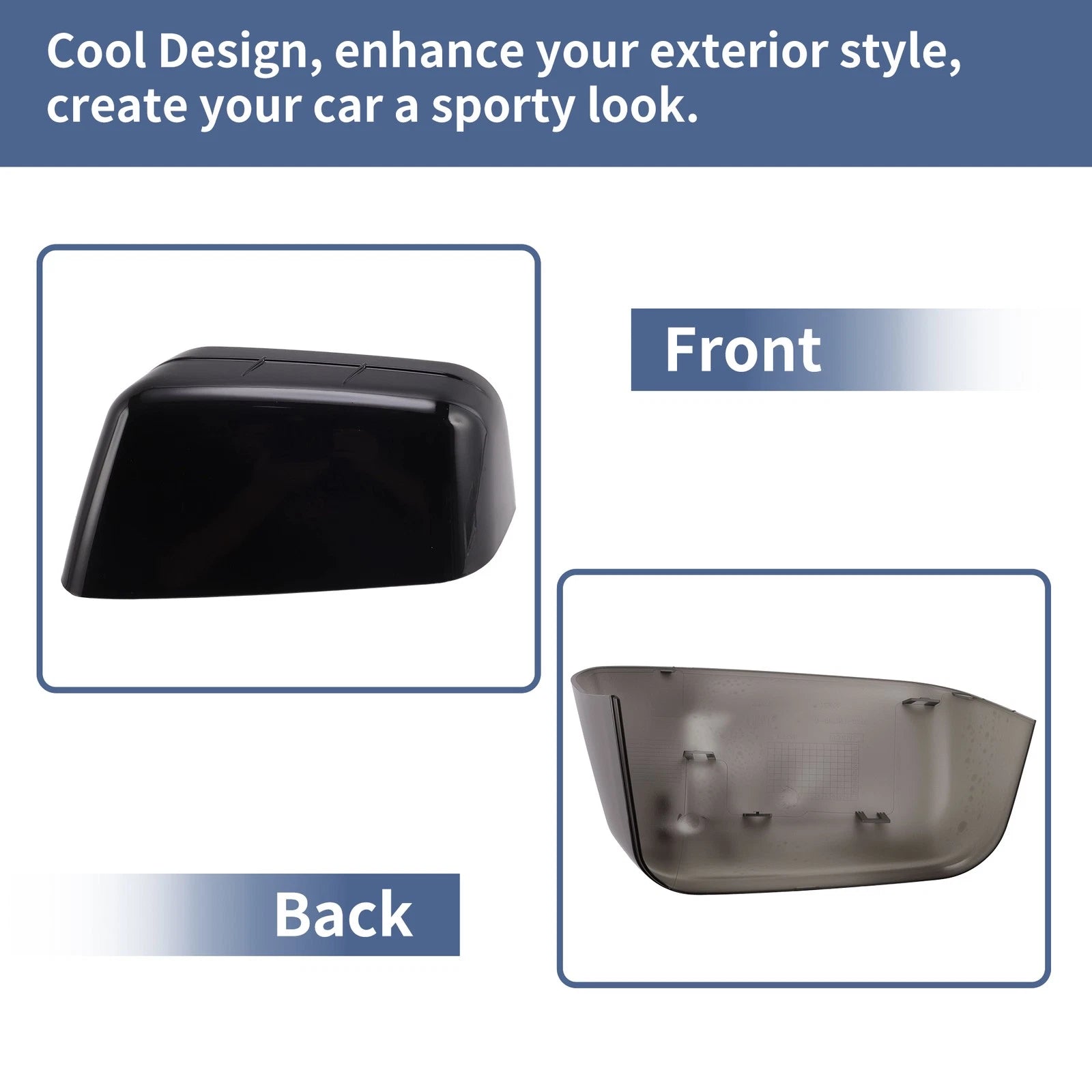 Left Driver Side Rearview Mirror Cover Cap for Ford Edge (2007–2010)