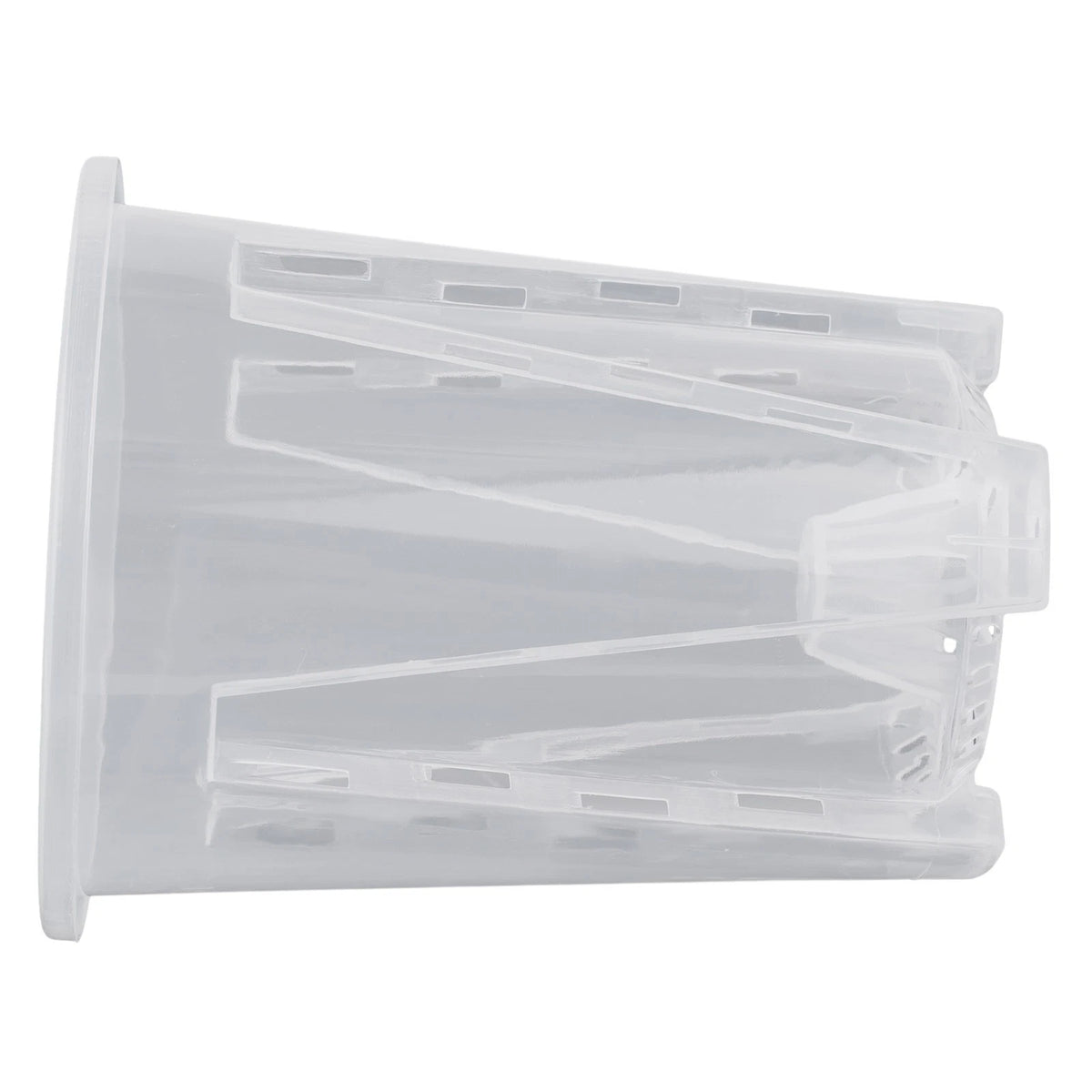 Transparent Plastic Flower Pot for Orchid Planting