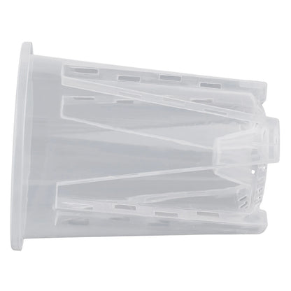 Transparent Plastic Flower Pot for Orchid Planting