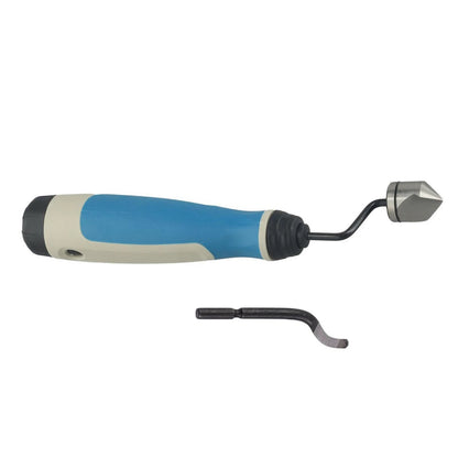 Set of 4 Burr Handle and Chamfering Cutters for Professional Deburring