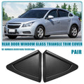 Rear Door Window Glass Triangle Trim Cover Pair for Chevrolet (2005–2015)