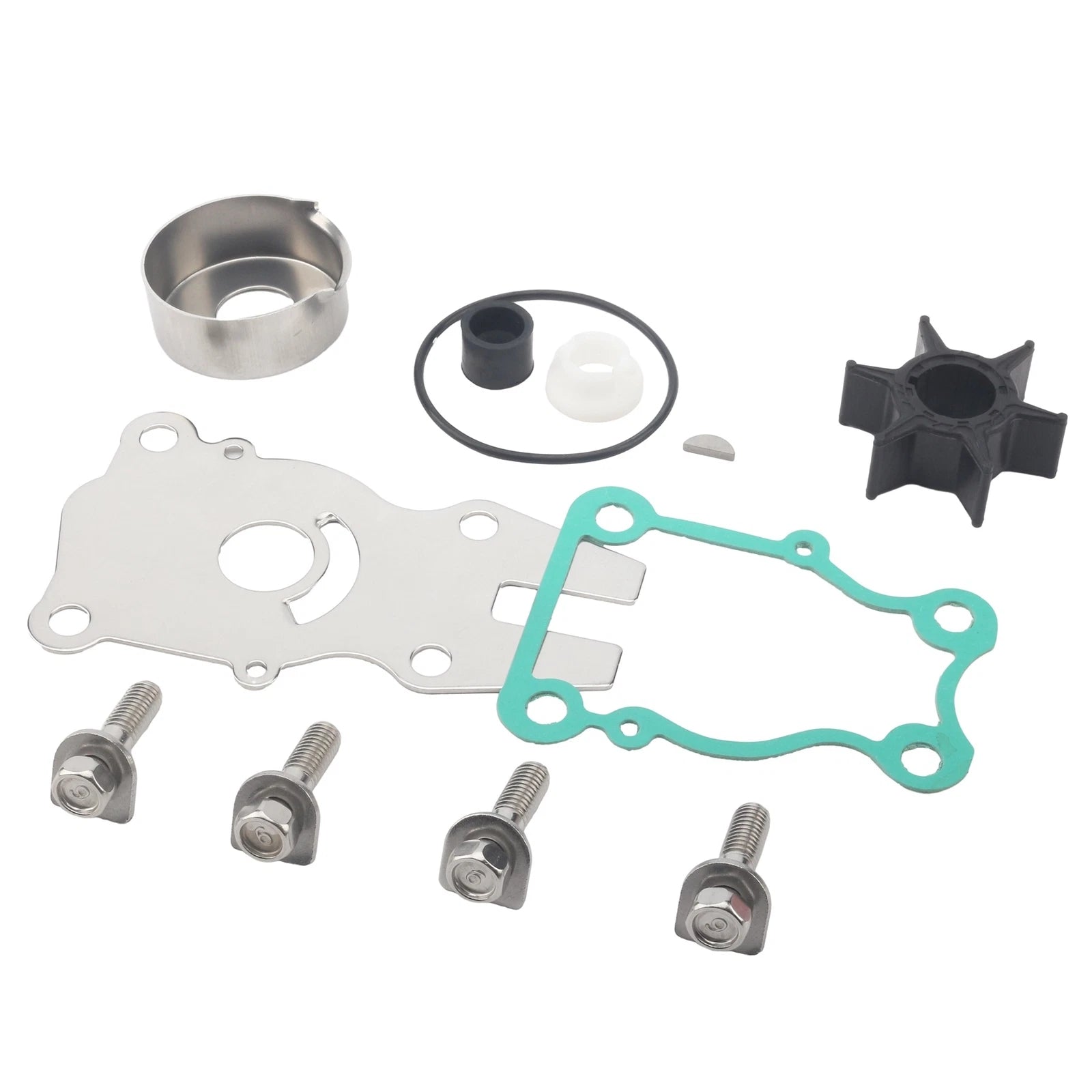 Water Pump Repair Service Kit for Yamaha Outboard Motors (63D-W0078-A0)