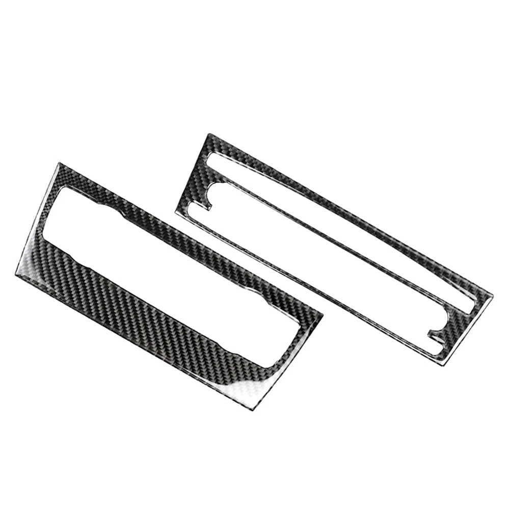 Carbon Fiber Console CD Panel Cover Trim for BMW 3 Series E90 E92 E93 (2005–2012)