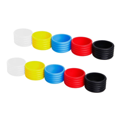 10X Tennis Racket Grip Sealing Ring Rubber for Tennis Racket Handle
