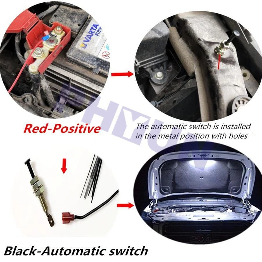 LED Under Hood Engine Inspection Light Bar for Car Truck SUV (36CM)