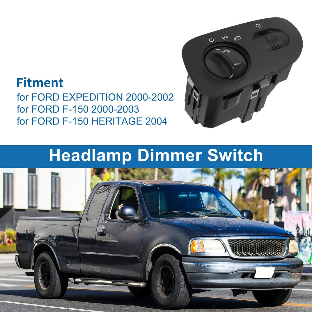 Headlight Switch for Ford F-150 (2000–2003) No.YL3Z11654AA