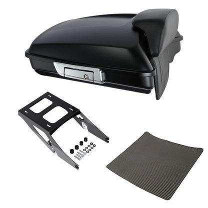 Matte Black Razor Trunk Backrest Pad for Harley Sport Glide (2018–2021)